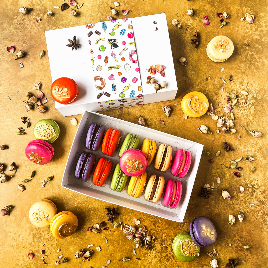 Diwali Macarons: Mehndi Magic in Every Bite