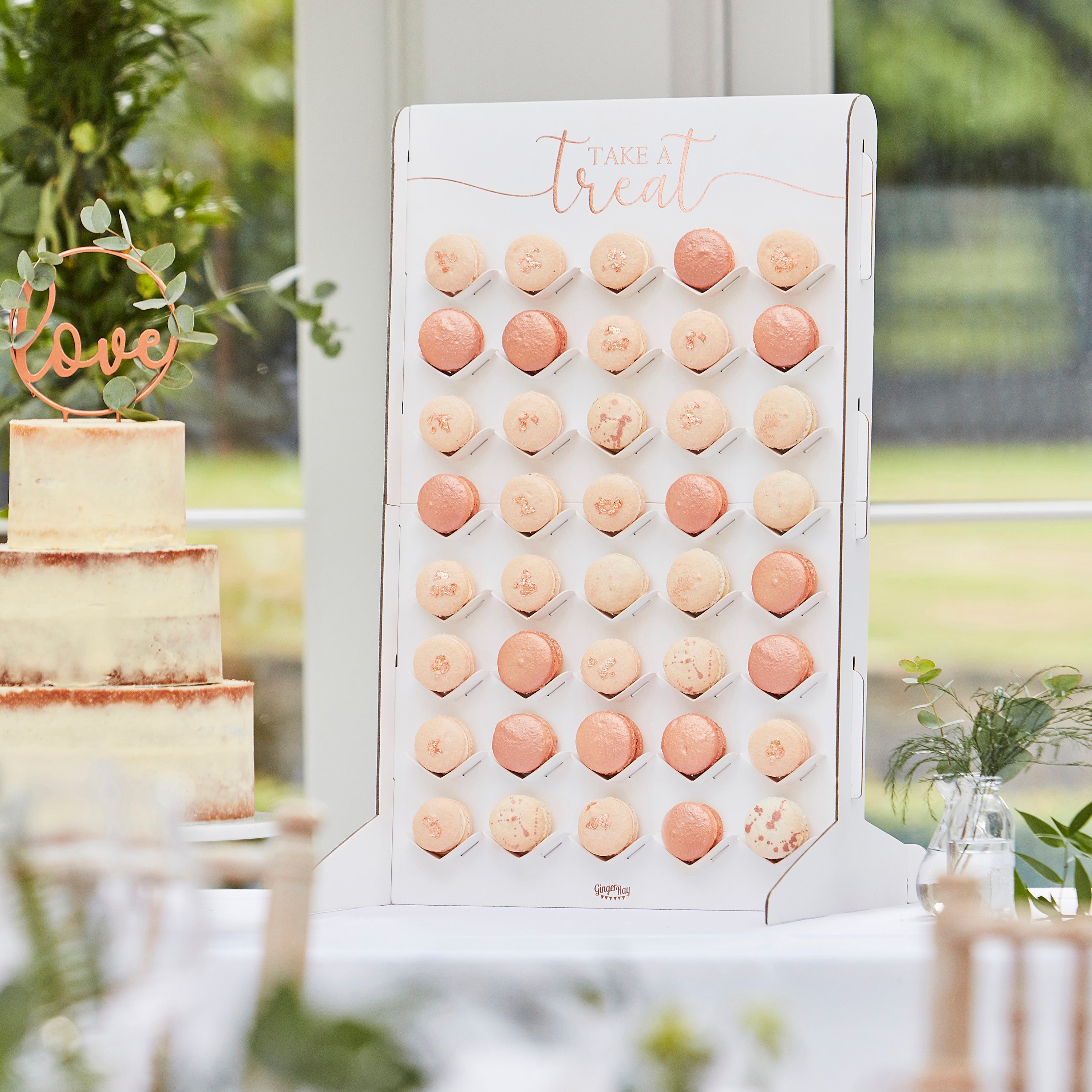 Macaron Treat Wall - Stand Only