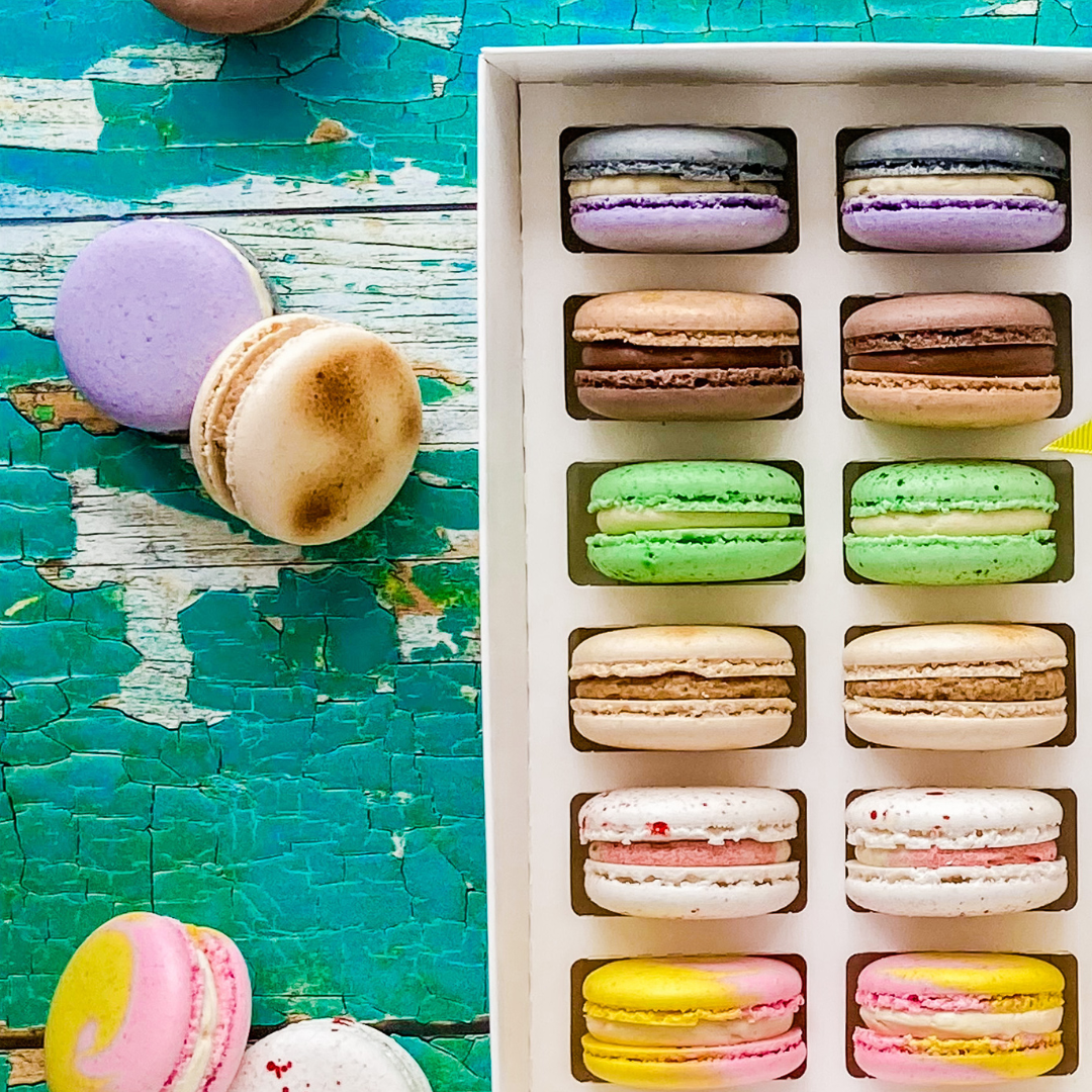 Pick Your Own Gourmet Macaron Selection - Box of 12