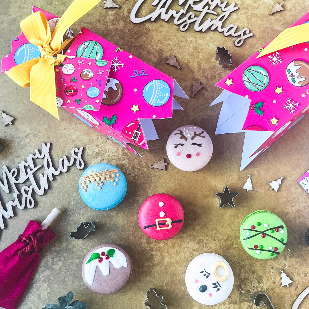 Unwrap Joy: Christmas Character Macaron Crackers Are Here!