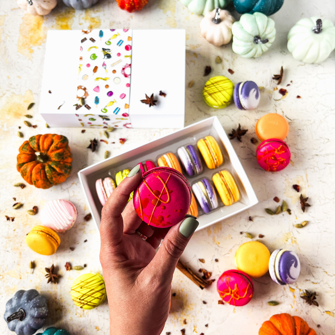 Autumn Macaron Medley: A Harvest of Six Delicious Flavours