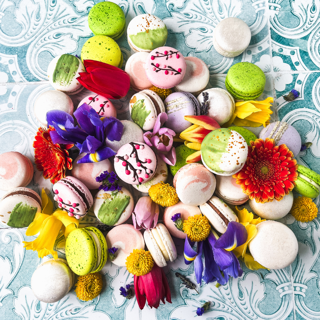 Blooms of Joy: Spring Macaron Collection